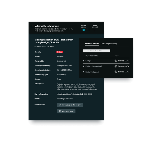 New Relic Produkt-Screenshot 